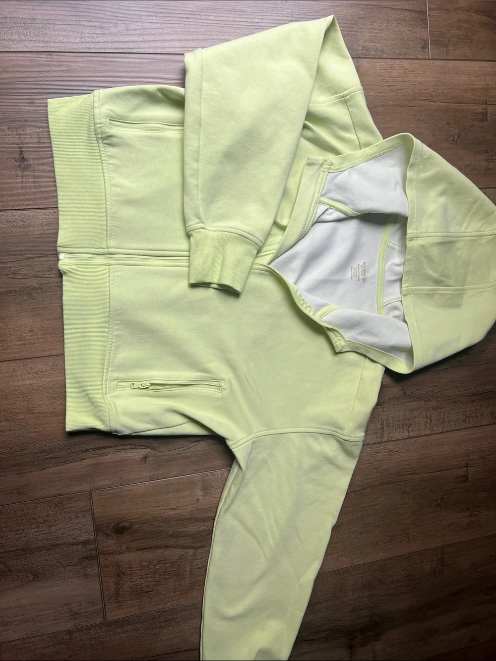 Old Navy Light Lime Green Kids Matching Hoodie & Joggers Set